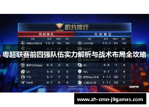 粤超联赛前四强队伍实力解析与战术布局全攻略