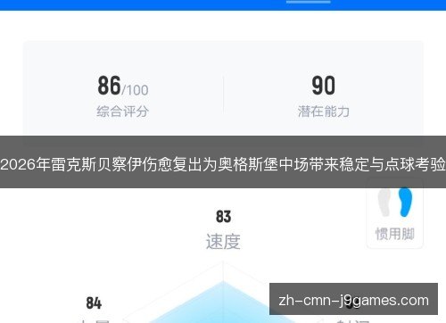 2026年雷克斯贝察伊伤愈复出为奥格斯堡中场带来稳定与点球考验 2026年雷克斯贝察伊伤愈复出为奥格斯堡中场带来稳定与点球考验